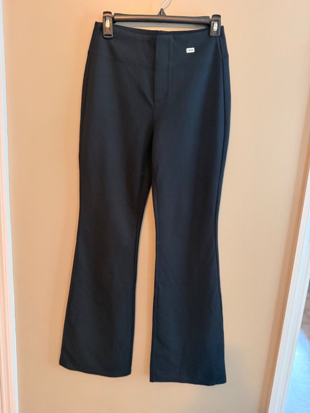 Halara Small Womens flare work pants Black High-Waisted Flare Leg Pants Size S N